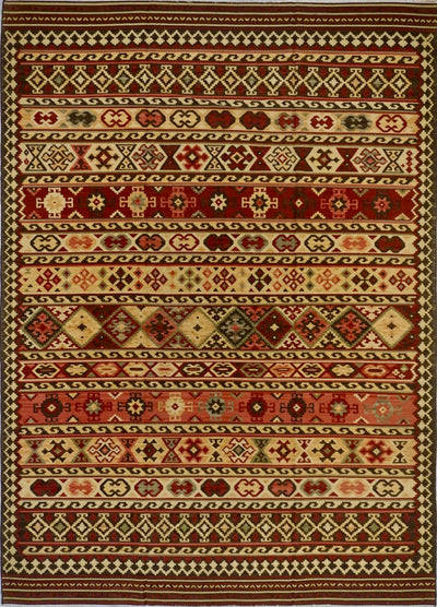 Pakistan Killim Hand Woven Wool 8x11