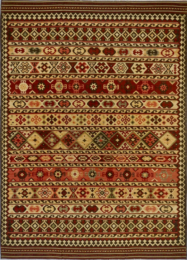 Pakistan Killim Hand Woven Wool 8x11