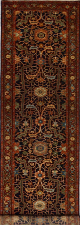 India Heriz Khanna Collection Hand Knotted Wool 3x12