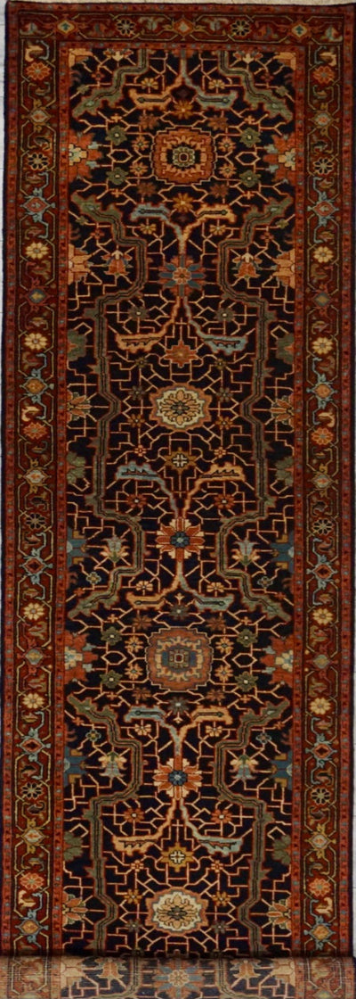 India Heriz Khanna Collection Hand Knotted Wool 3x12