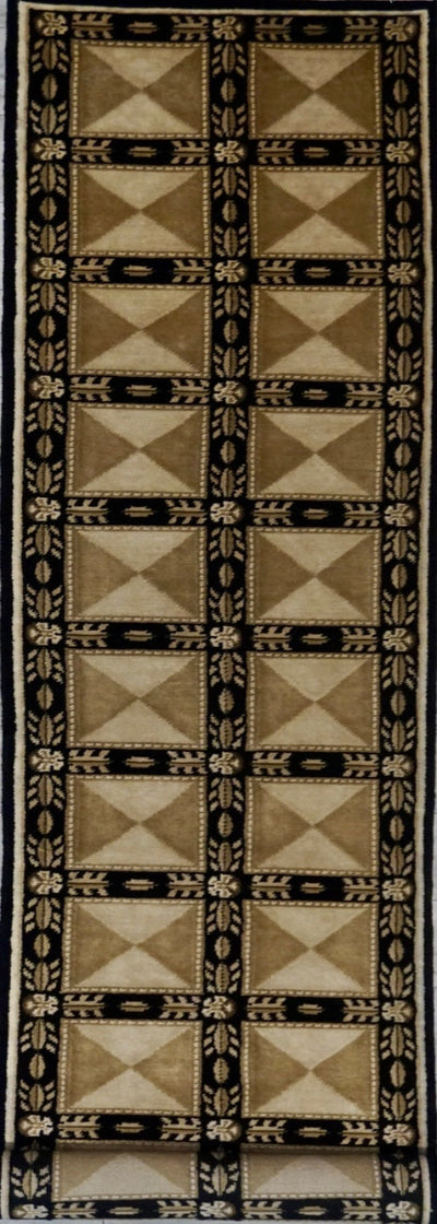 India Tibetan Hand Knotted Wool  3x12