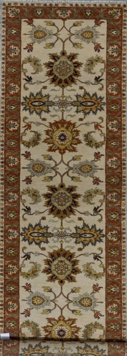 India Ziegler Hand Knotted Wool 3x12