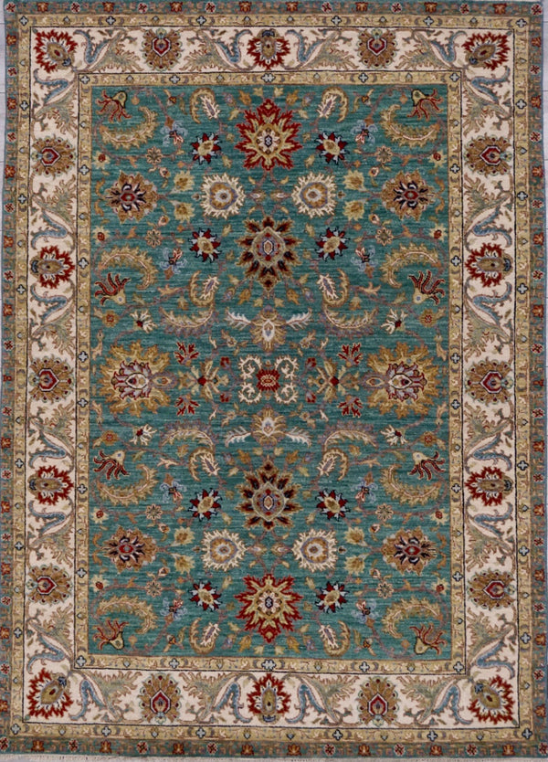 India Ziegler SultanAbad Hand Knotted Wool 5x8