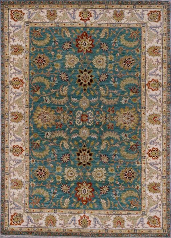 India Ziegler SultanAbad Hand Knotted Wool 6x9