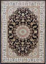 India Nain Hand Knotted Wool & Silk 6x9