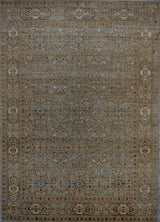 India Classical Collection Hand Knotted Wool & Silk 9x12