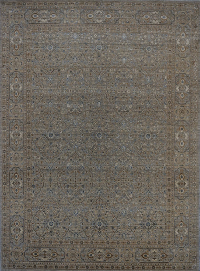 India Classical Collection Hand Knotted Wool & Silk 9x12