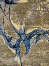 India New HDFR Modern Hand Knotted Wool 9x12