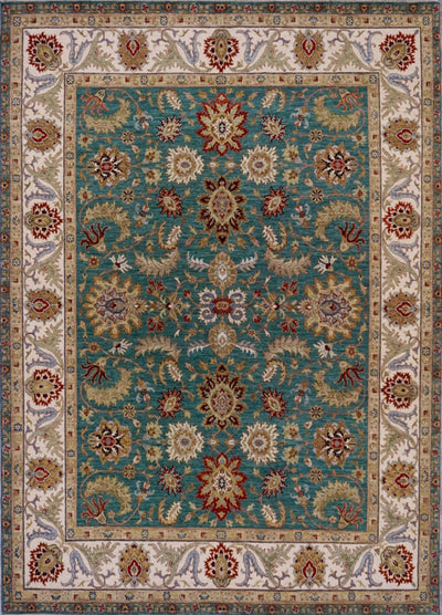 India Ziegler SultanAbad Hand Knotted Wool 8x10