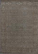 India Classical Collection Hand Knotted Wool & Silk 8x10
