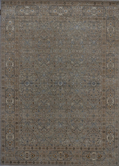 India Classical Collection Hand Knotted Wool & Silk 8x10