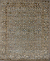 India Classical Collection Hand Knotted Wool & Silk 8x10