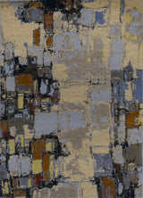 India New HDFR Modern Hand Knotted Wool 6x9