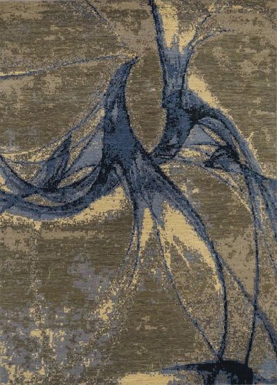 India New HDFR Modern Hand Knotted Wool 6x9