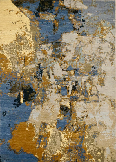 India New HDFR Modern Hand Knotted Wool 6x9