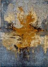 India New Modern HDFR Hand Knotted Wool 10x14