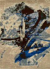 India New HDFR Modern Hand Knotted Wool 5x7