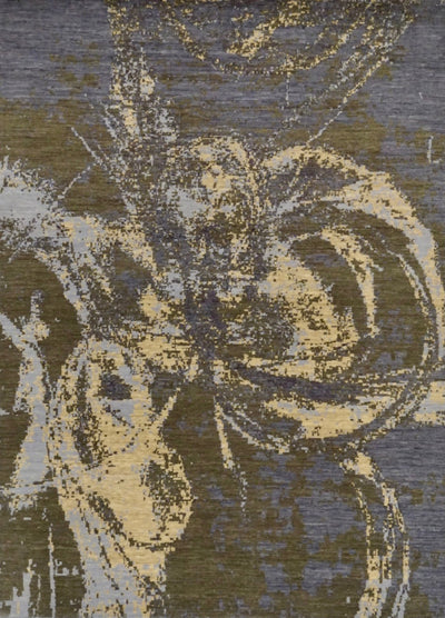 India New HDFR Modern Collection Hand Knotted Wool 5x7