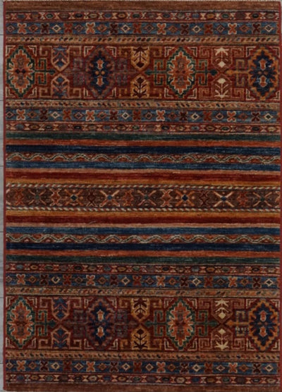 Pakistan Korjeen Hand Knotted Wool 4x5