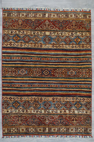 Pakistan Korjeen Hand Knotted Wool 4x5