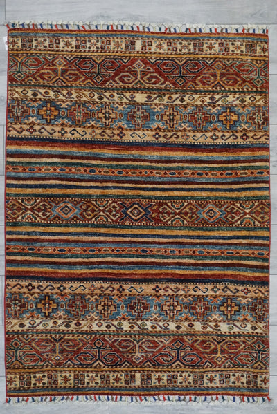 Pakistan Korjeen Hand Knotted Wool 4x5