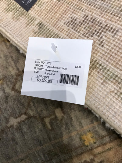 Turkish London Power Loom Wool 6x9