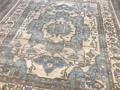 Pakistan Ziegler Heriz Hand Knotted Wool 8x10