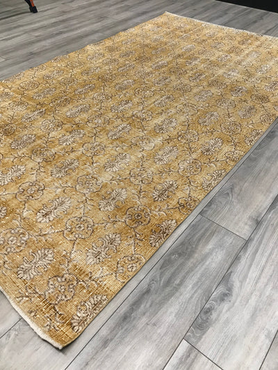 Turkish Sparta Semi Antique Hand Knotted Wool 5x8