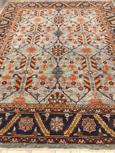 Pakistan Ziegler Hand Knotted Wool 8x10