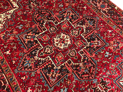 Persian Heriz Antique Hand Knotted Wool 8x10