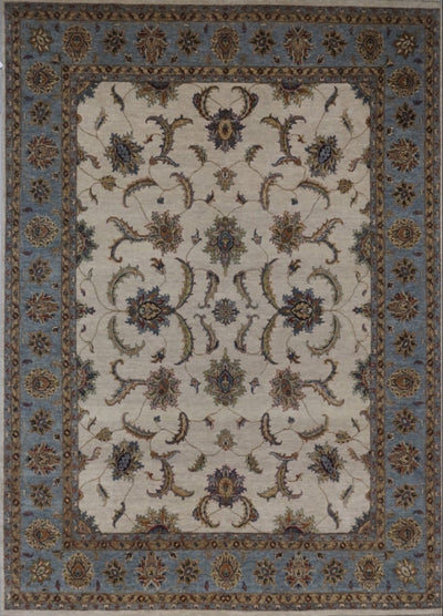 India Ziegler Hand Knotted Wool 8x10