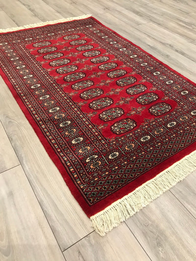 Pakistan Bokhara Hand Knotted Wool 3x5