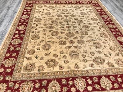Pakistan Ziegler Hand Knotted Wool 8x11
