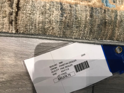 Pakistan Ziegler Hand Knotted Wool 9x12