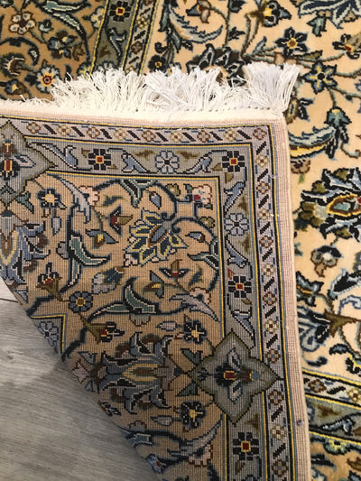 Persian old Kashan Hand Knotted Wool 5x8