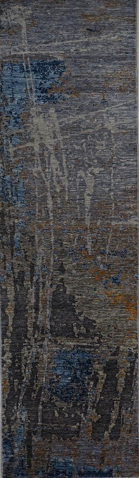 India Modern Ziegler Hand Knotted Wool 3X10