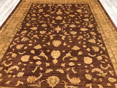 Pakistan Ziegler Hand Knottes Wool 9x12