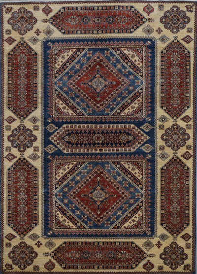 Pakistan Kazak Hand Knotted Wool 8x10
