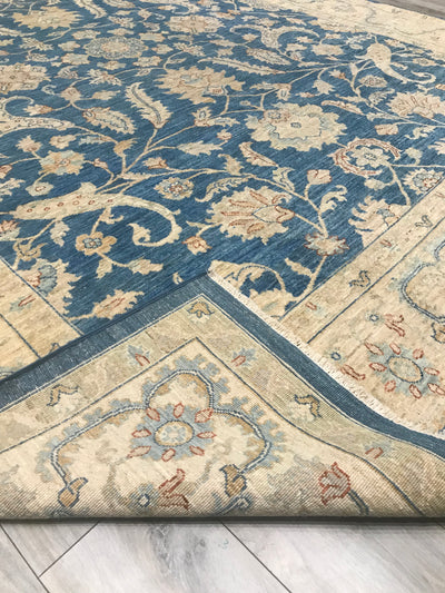 Pakistan Ziegler Hand Knotted Wool 9x12