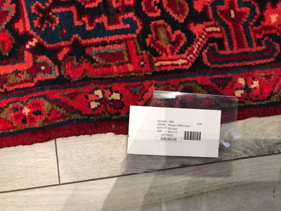 Persian Antique Heriz Hand Knotted Wool 8x11