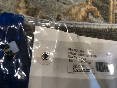 Pakistan Ziegler Hand Knotted Wool & Silk 9x12