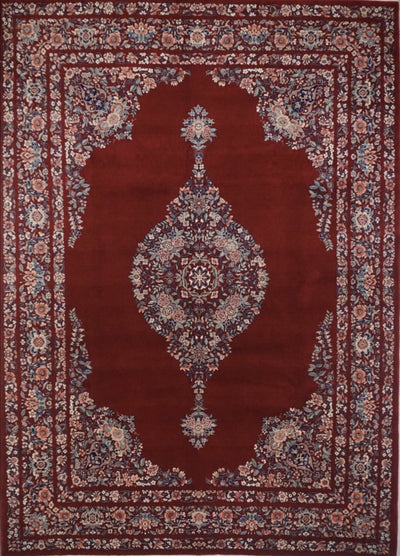 China Kerman Hand Knotted Wool 9x12