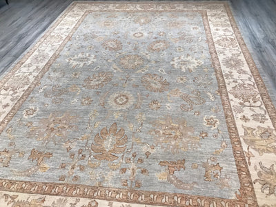 Pakistan Ziegler Hand Knotted Wool 9x13