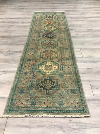 Pakistan Sultani Hand knotted wool 3x8