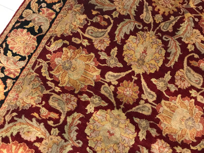 India Jaipur Hand Knotted Wool 5x18