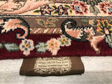 Chinese Tabriz Hand Knotted Wool & Silk 9x12