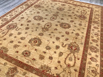 Pakistan Ziegler Hand Knotted Wool 10x13