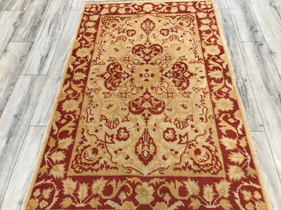 Chain Oushak Hand Knotted Wool 4x6