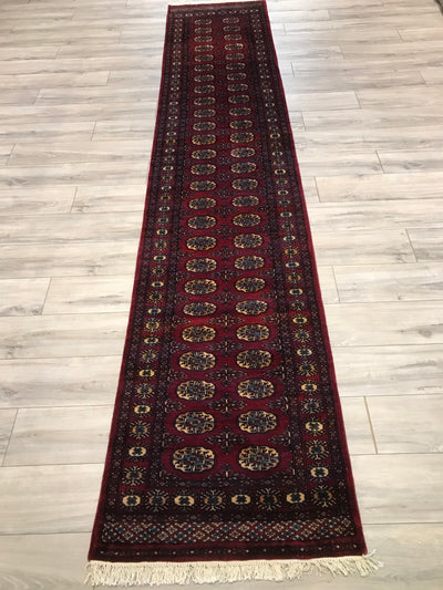 Pakistan Bokara Hand Knotted wool 3x13