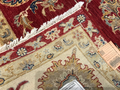 India Ziegler Hand Knotted Wool 9x12